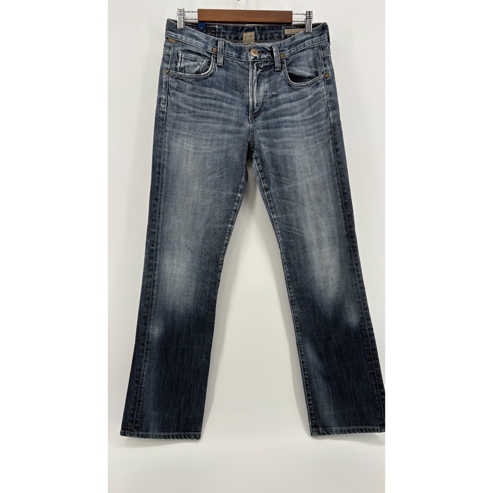 Citizens of Humanity Sid Bootcut Jeans Blue Denim Stretch 30x30 6054-104